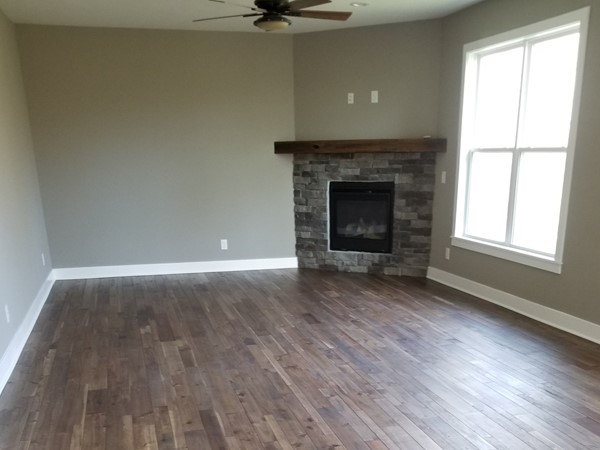 An awesome wood floor at Lakeshore Meadows Subdivision in Olathe