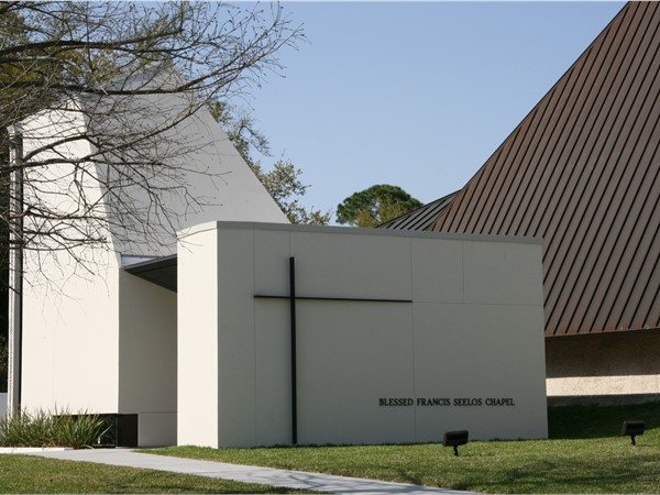 Newly constructed chapel on the grounds of St. Pius Catholic Church 