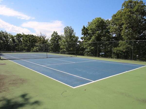 Tennis courts to enjoy when the weather is nice