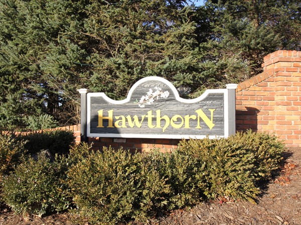 Welcome to Hawthorn Subdivision