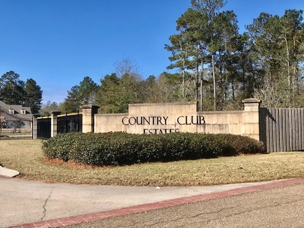 Gated Country Club community 