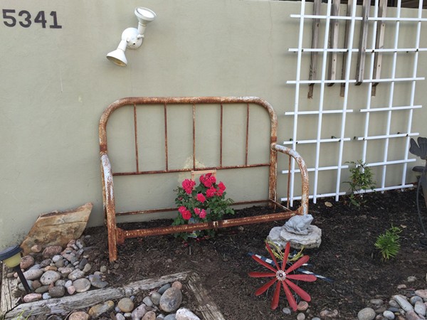 This garden gives new meaning to the term flower bed