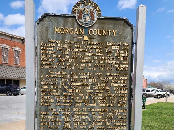 Part one of Morgan County history. Our area is full of rich history