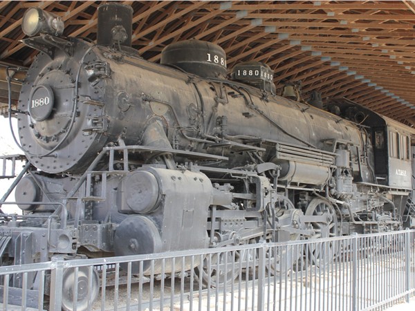 Santa Fe steam locomotive from 1880
