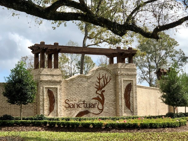 A stunning entrance welcomes you to The Sanctuary, a prestigious large lot development