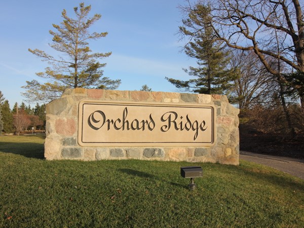 Welcome to Orchard Ridge Subdivision
