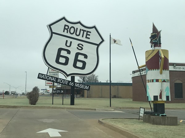 Route 66 Museum is a must see if you’re in town