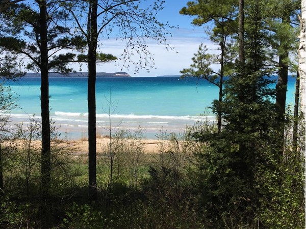 View of Manitou Island from Leland