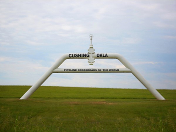 Cushing is the pipelines crossroads of the world