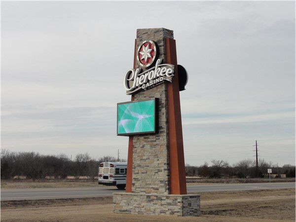 The newly constructed Cherokee Casino is open. Located in South Coffeyville in Nowata County