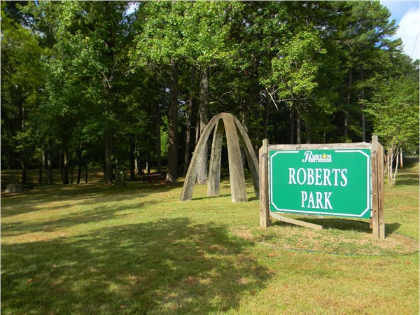 Roberts Park- great place for family picnics