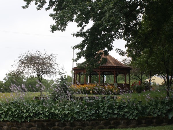 View of the gazebo at Heritage Park 