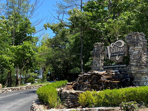 Inviting entrance to The Village at Indian Point 