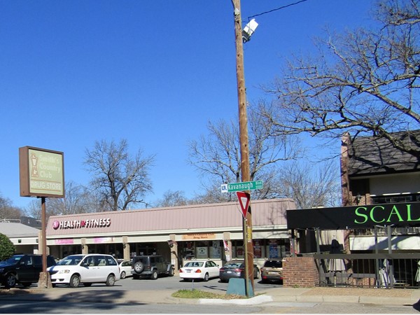 Scallion's Restaurant and Smith's Drug Store on Kavanaugh in the Heights