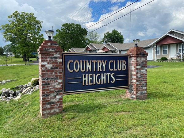 Country Club Heights Subdivision in Branson, MO
