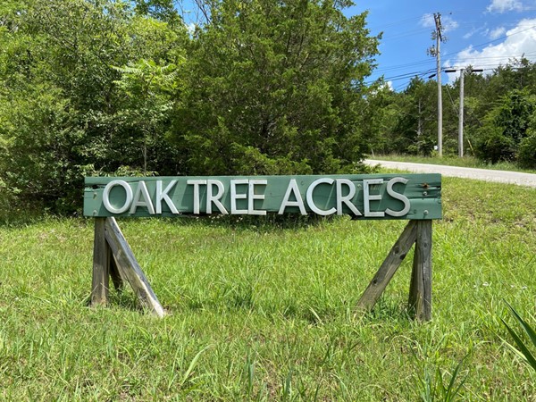 Oak Tree Acres subdivision - Branson, MO