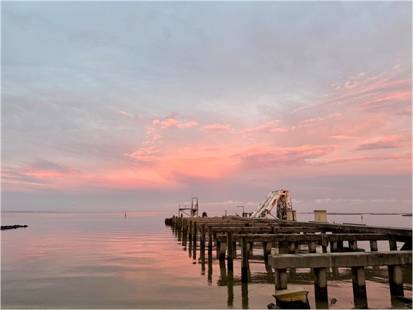 Beautiful evening on Bay St. Louis