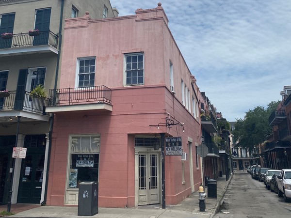 Corner of Madison and Decatur in the historic French Quarter 