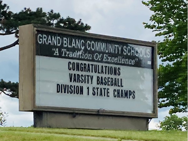Grand Blanc is proud of their student athletes 