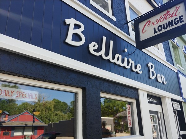 Stop in for a burger at the Bellaire Bar