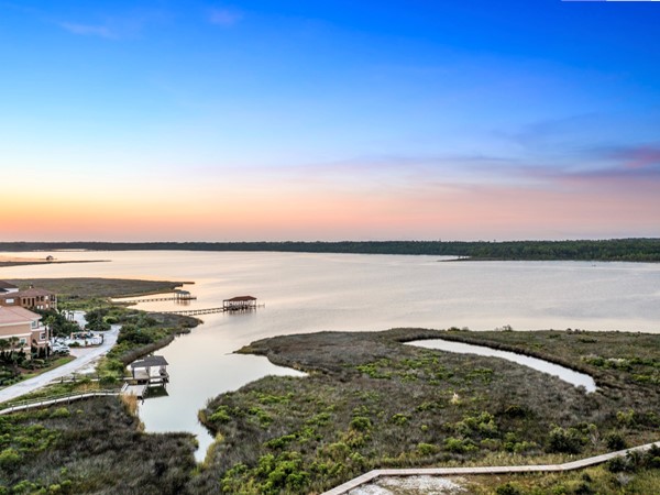 Beautiful sunset over Laguna Key 