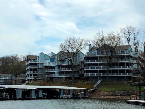 Shores of Camelot Condominiums is located at the one mile marker of the Big Niangua