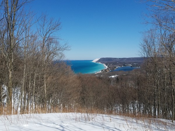 Even if you only make it half way to the top, Empire Bluffs has some of the most breathtaking views.