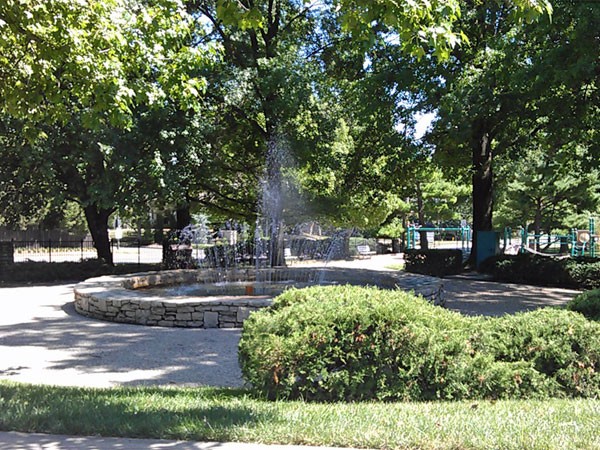 Fountain in Westwood City Park