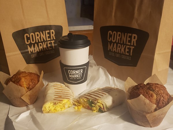 Corner Market has a variety of breakfast choices