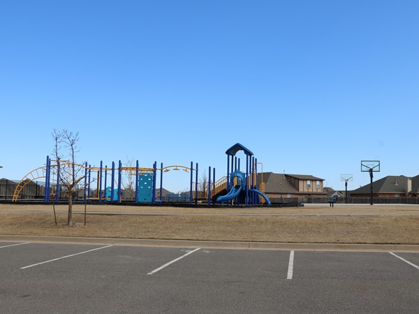 Castlebrook Crossing has a nice sized park and basketball courts for residents to enjoy 