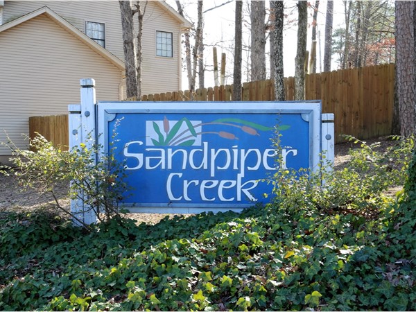 Sandpiper Creek is a relatively new subdivision in west Little Rock and features beautiful homes