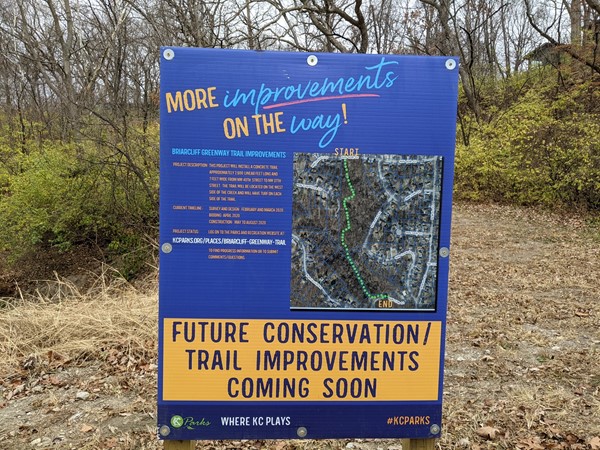 The Briarcliff Greenway is getting trail upgrades in the near future