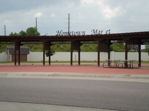 Haysville Central Town Square - features a farmer's market