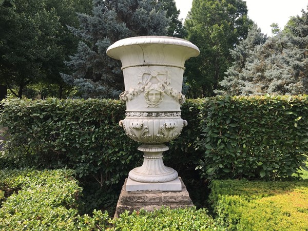 Not just the City of Fountains, but antique statuary is abundant in many neighborhoods as well