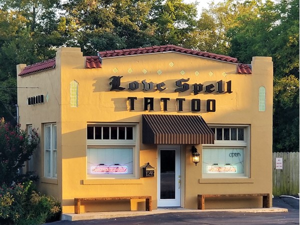 Love Spell Tattoo in Captiol View - Stifft Station Neighborhood, c. August 2019