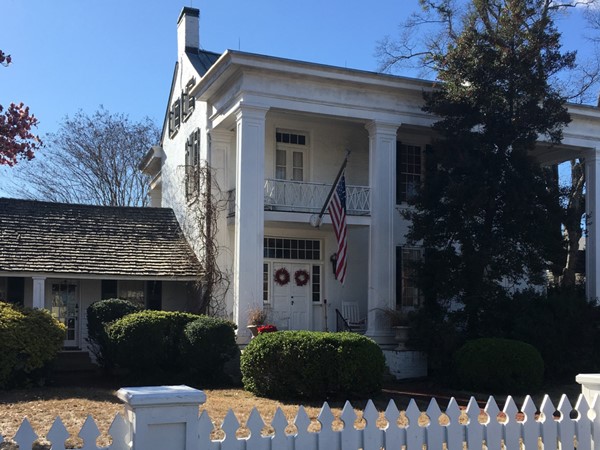 The Mildred Warner House is one of the earliest brick houses in Tuscaloosa