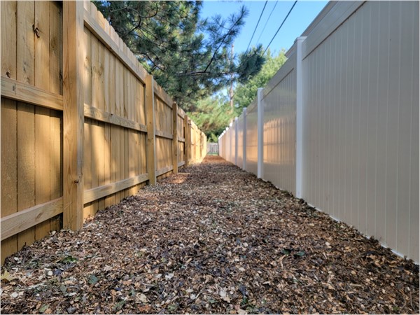 I was amazed by the immaculate condition of this utility easement: beautifully maintained