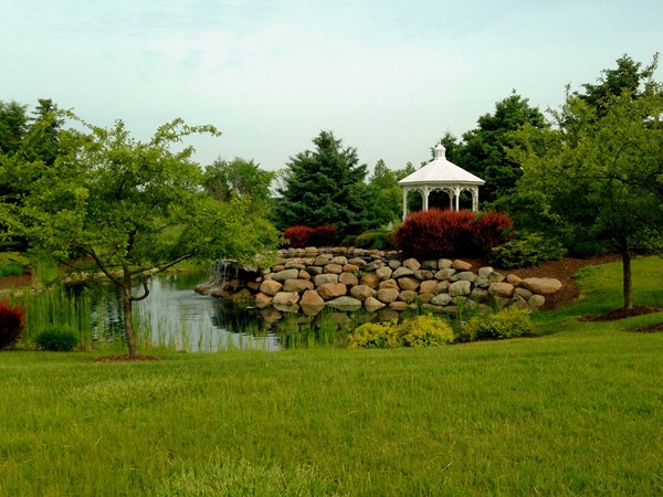 A quiet and beautiful place to relax within the Ravines community