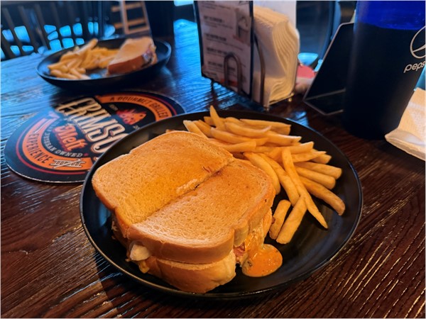 Crazy grilled cheese place! You've got to try it for yourself