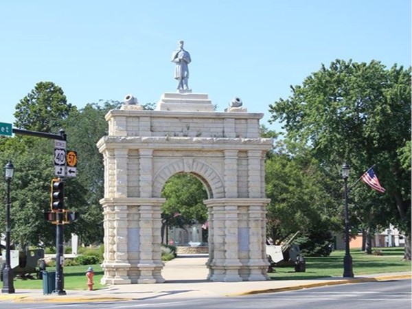 Grand Army of the Republic Memorial Arch at Heritage Park