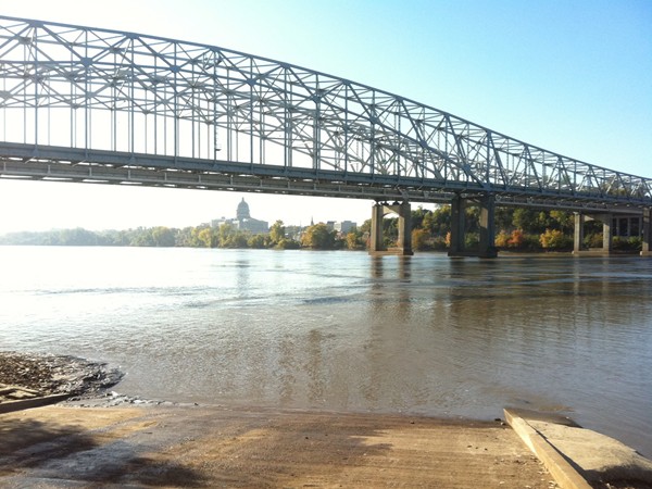 Boat launch into Missouri River, Jefferson City
