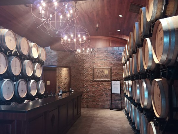 Brys Estate Barrel Room...classically gorgeous. Imagine yourself tasting awesome wines here