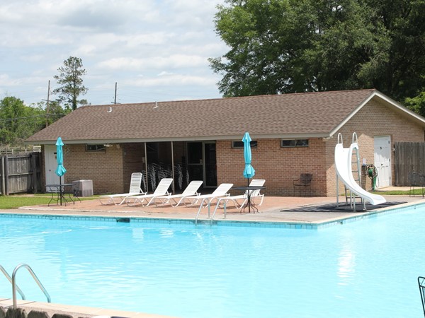 Community pool and activity area