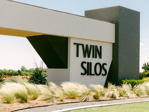 Love the entrance to Twin Silos