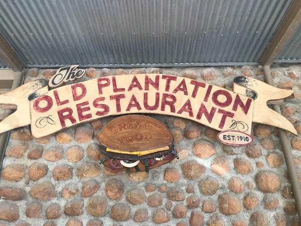 The food is delicious at Old Plantation Restaurant