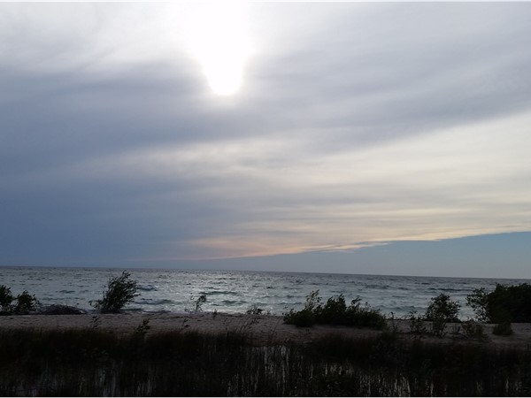 Cloudy yet beautiful Lake Michigan