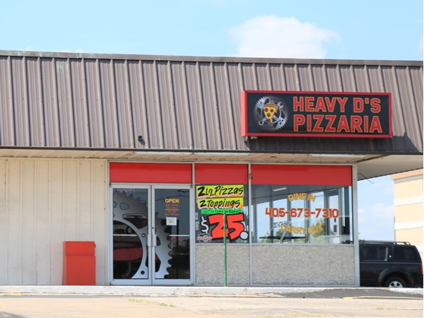 Heavy D's is a local pizza place in South Oklahoma City! Located at Straka and Western Ave 