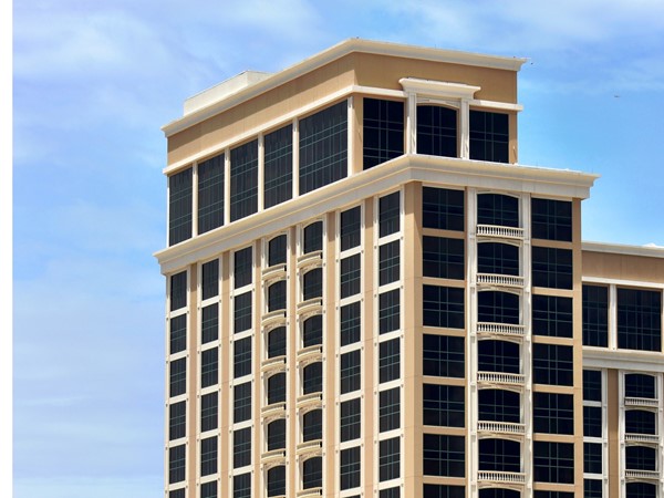 The Beau Rivage is the tallest building in MS
