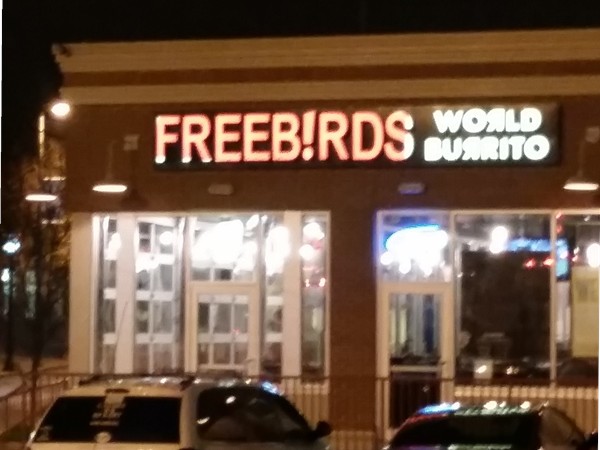 Burritos! Freebirds in Westport 