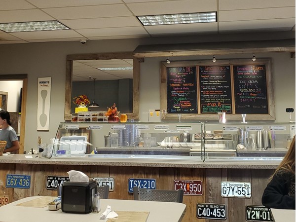 The Creamery has great food! They also have a great selection of ice cream flavors and cones